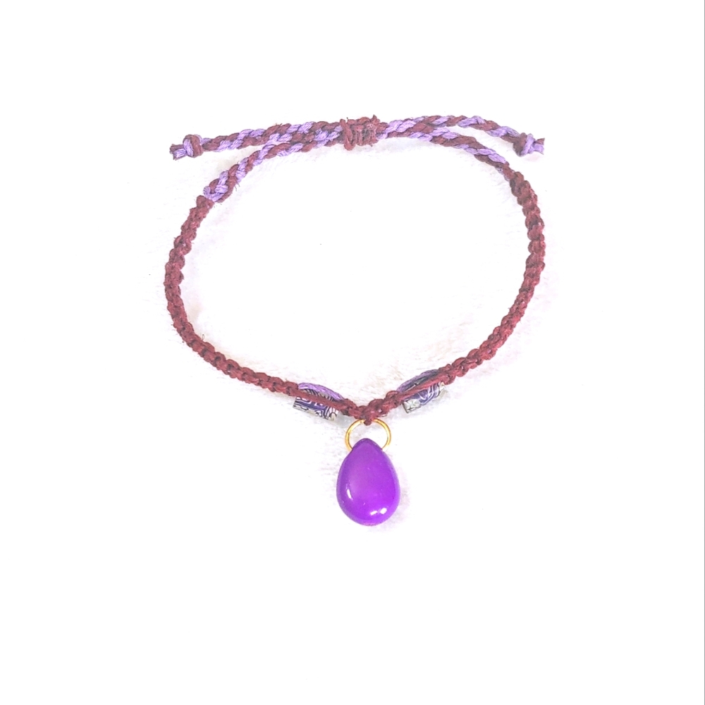 New✨Purple Tear Drop Bracelet